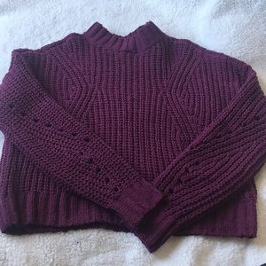 NWOT Hollister chunky cropped sweater